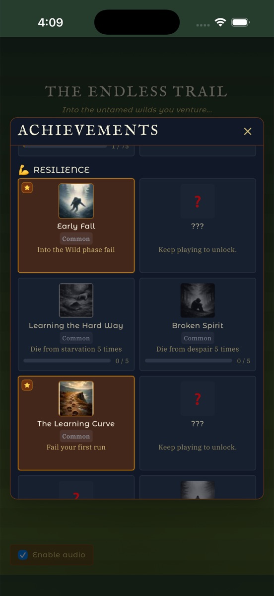 Achievements and meta-progression